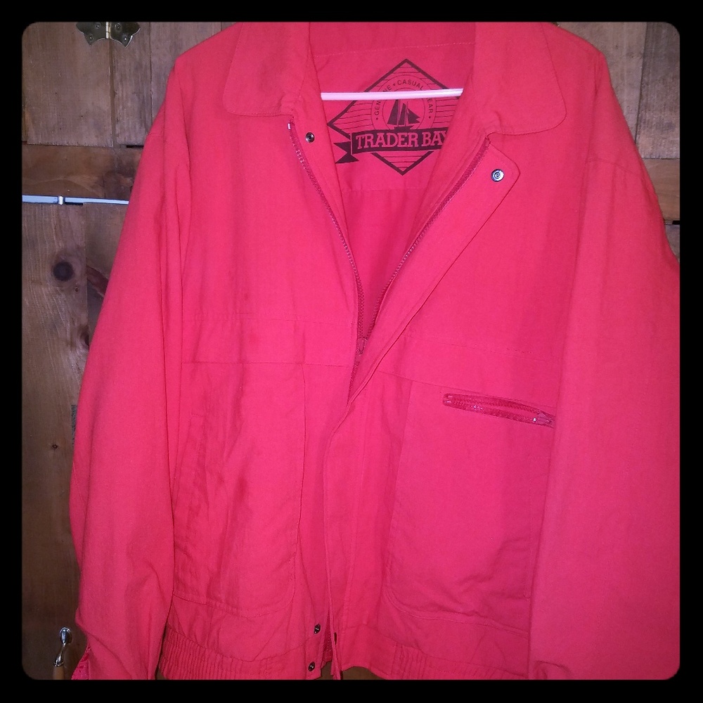 Sold-Vintage Red Trader Bay coat